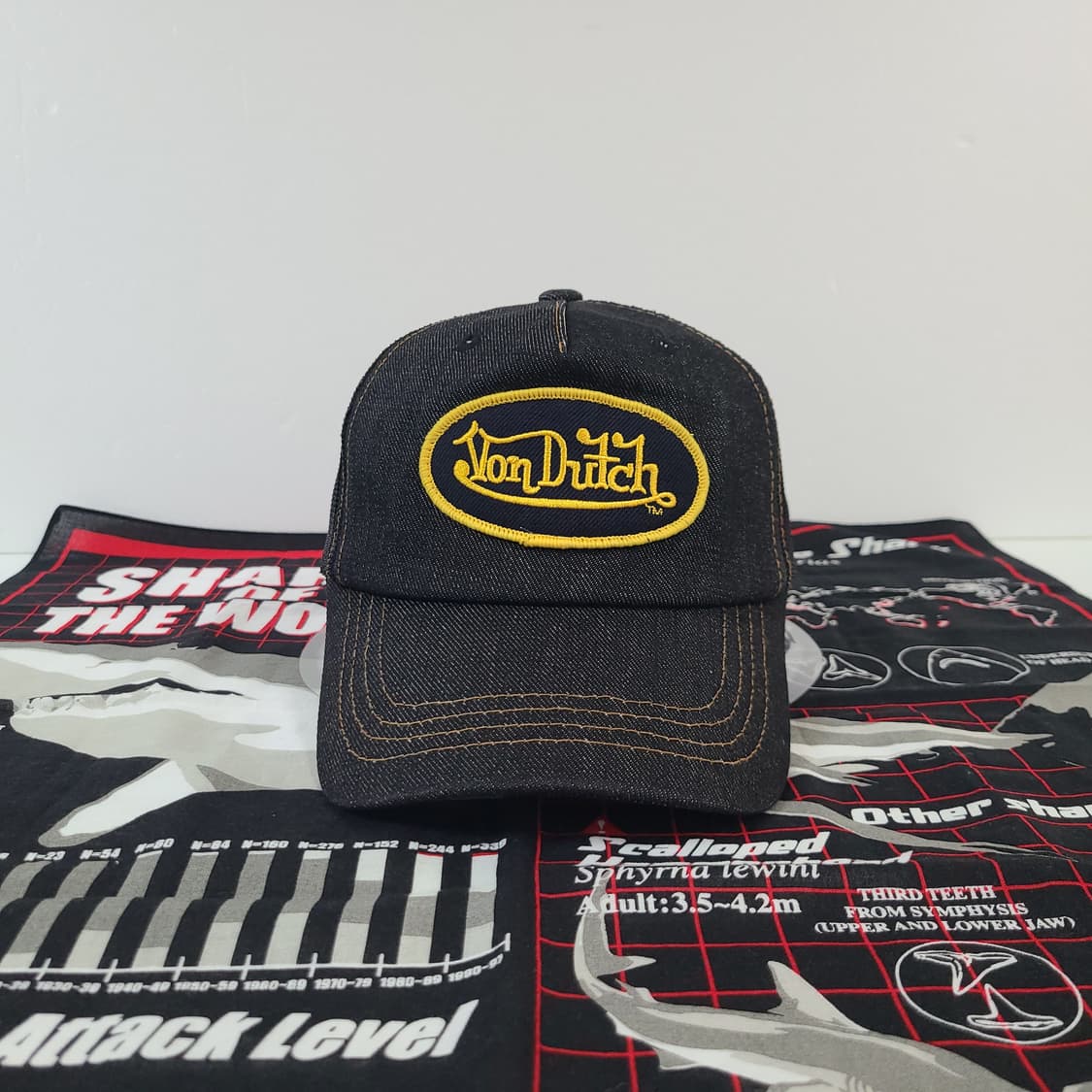 본더치 빈티지 올드 Y2K 데님 트러커캡 메쉬캡 스냅백 모자 볼캡 상품이미지2