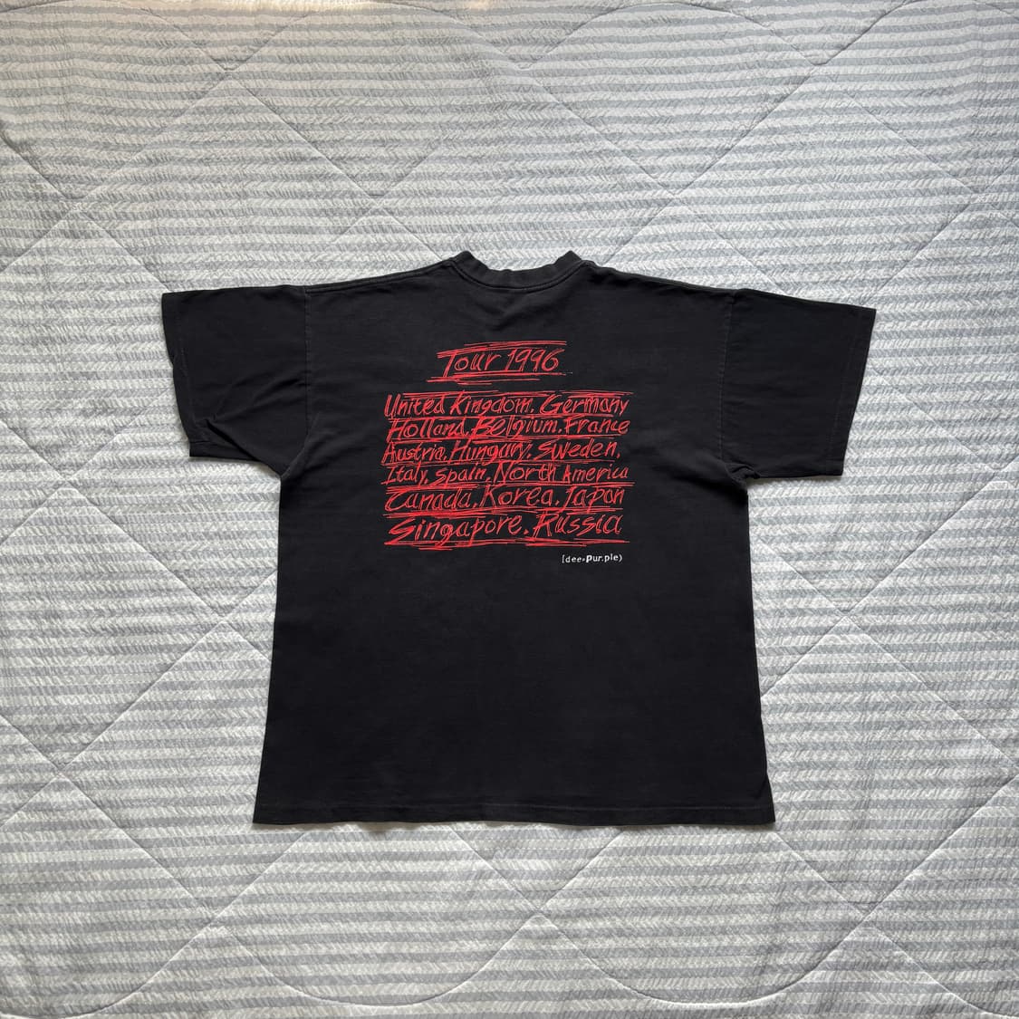 90s 빈티지 딥퍼플 밴드 티셔츠 상품이미지2