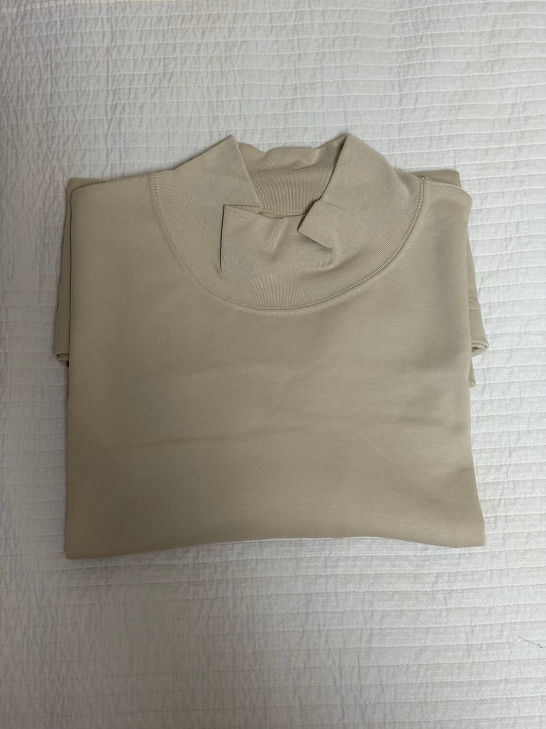 [L]유니클로U 브러시드 모크넥 긴팔 상품이미지3