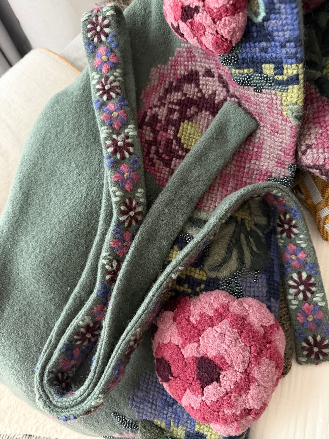 겐조 컬렉션 아플리케 니트 코트 (국내 수입정품) 상품이미지4