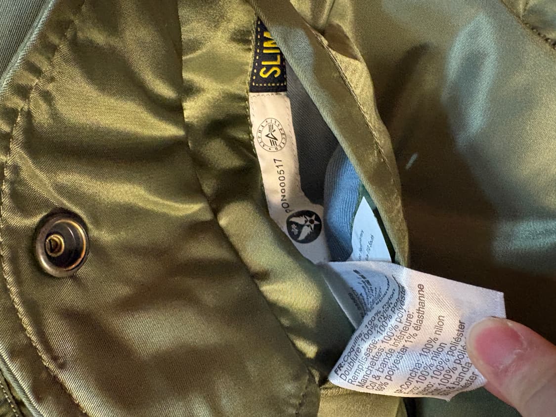 알파인더스트리 ma-1 상품이미지4