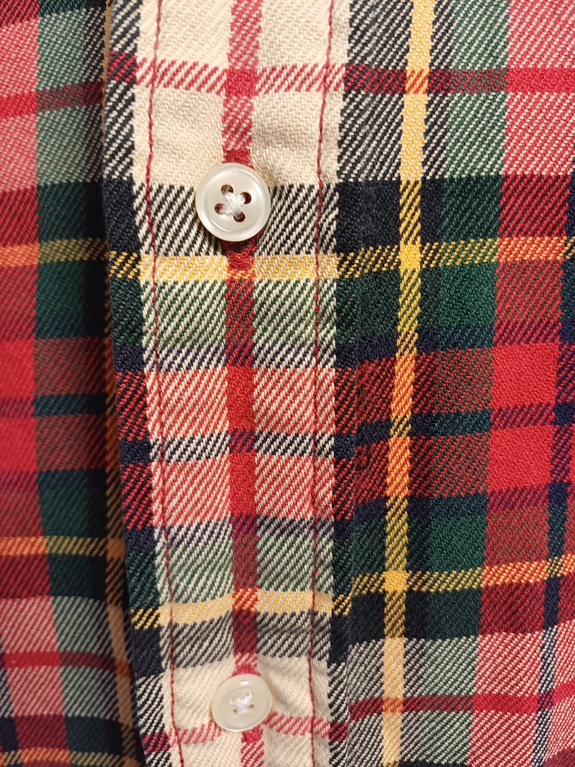 폴로 랄프 로렌 클래식 타탄체크 셔츠 (M사이즈 / 여성 루즈핏 추천) 상품이미지7