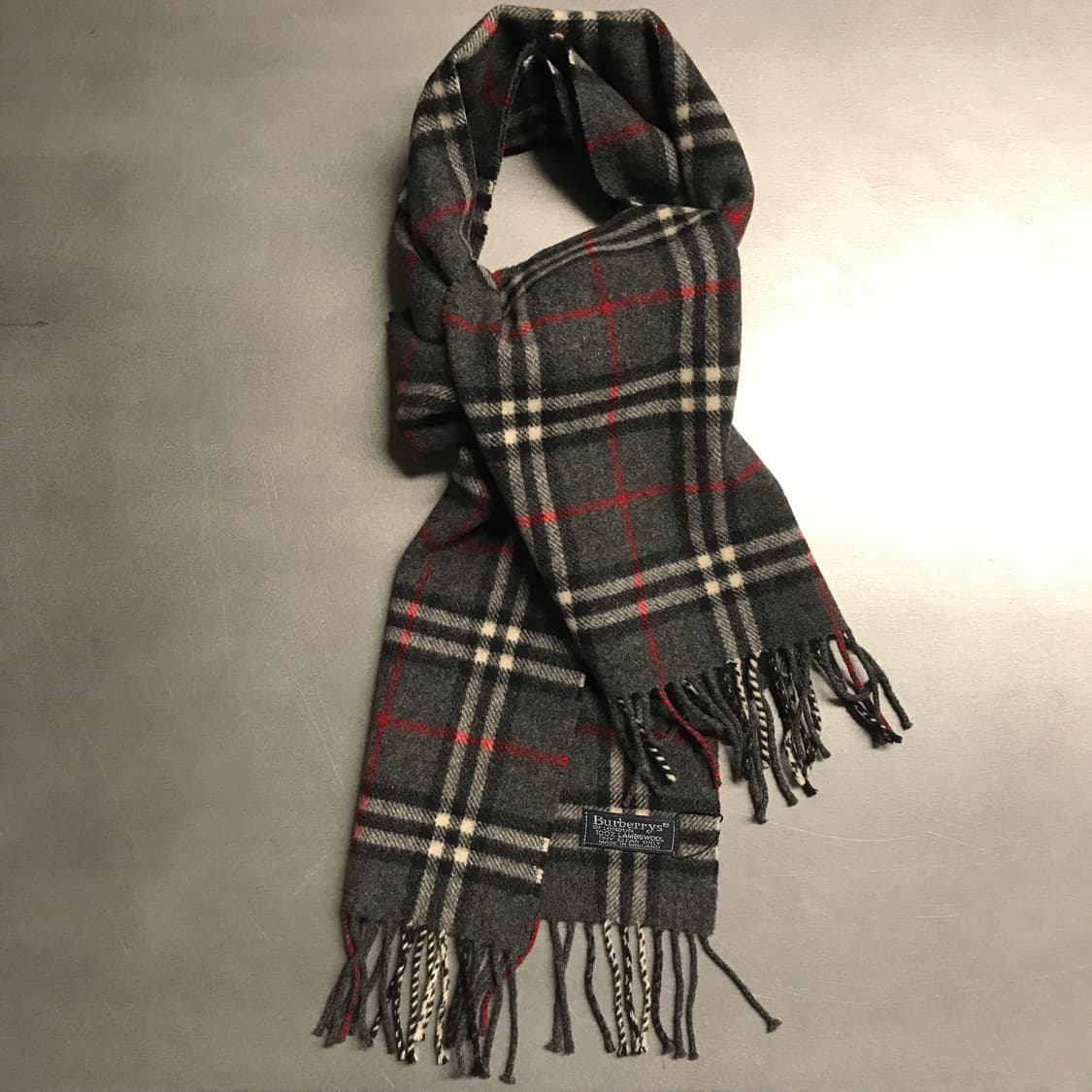 버버리 정품 램스울 머플러 다크그레이 상품이미지4