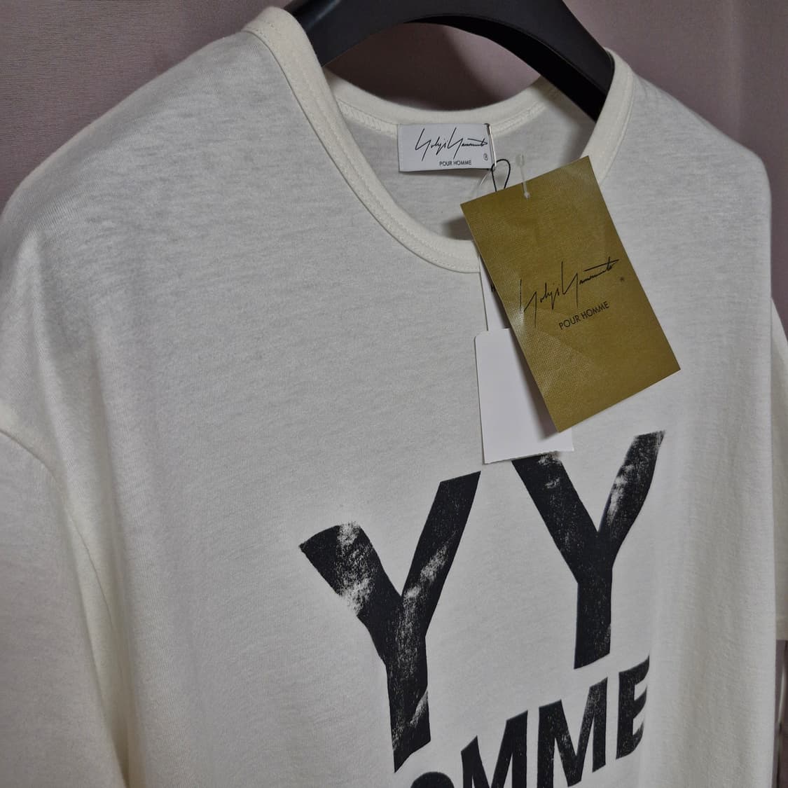 요지 야마모토 뿌르옴므 티셔츠 상품이미지3