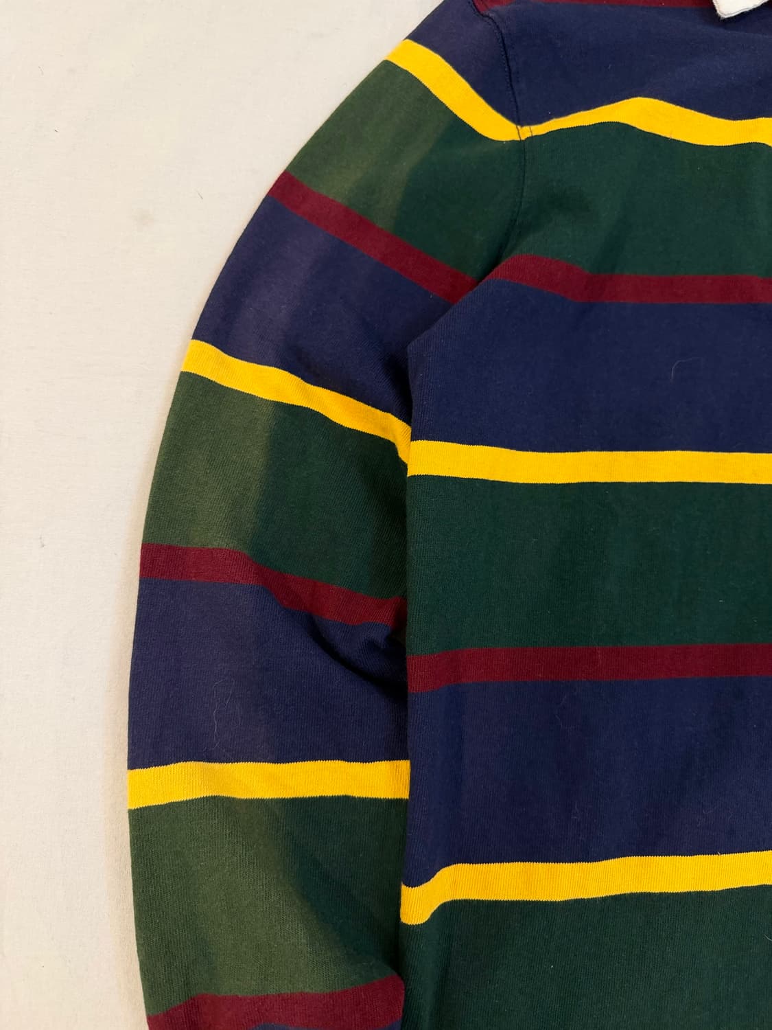 폴로 랄프로렌 최신형 스트라이프 럭비 롱슬리브 카라티 상품이미지4
