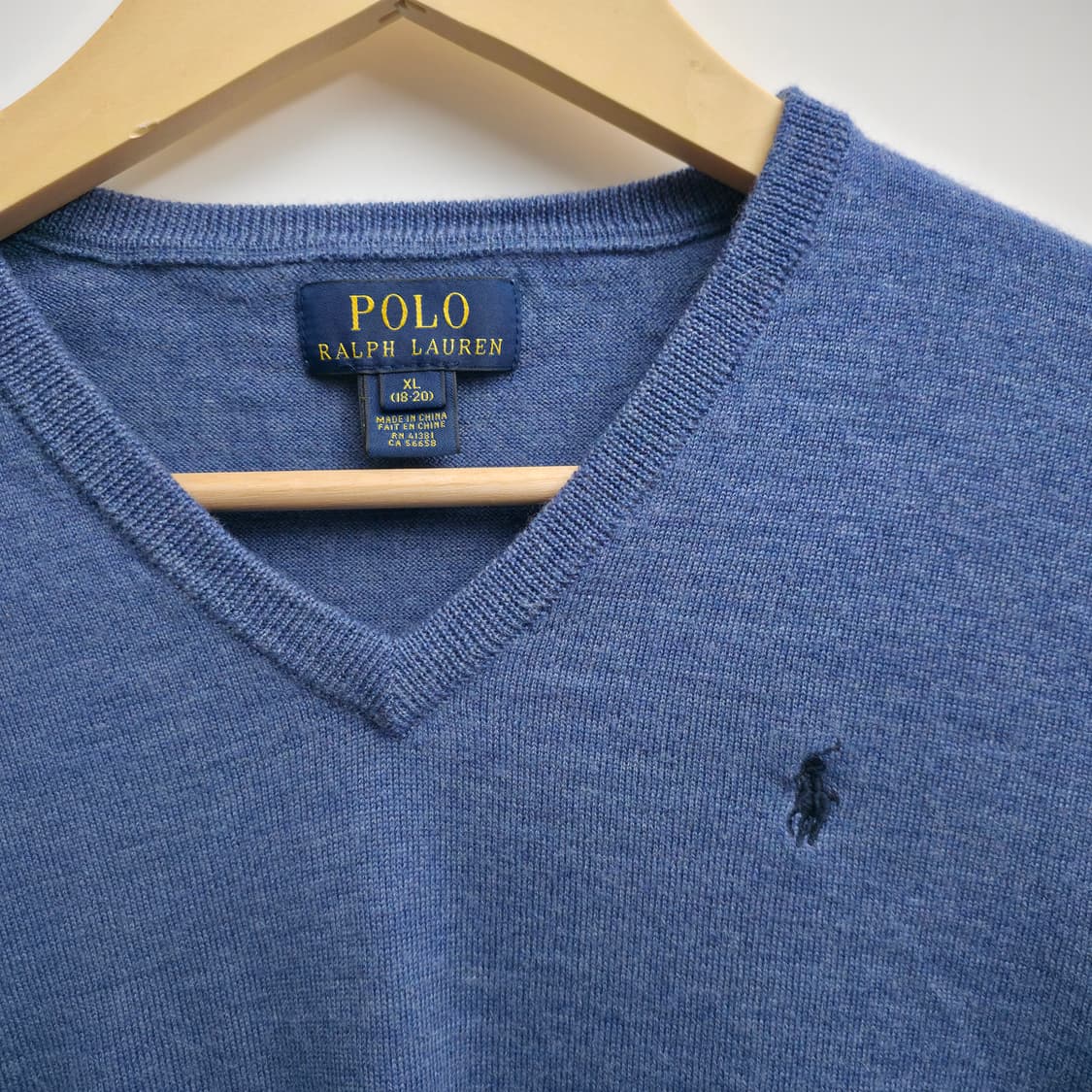 [S] 폴로 랄프로렌 엘보패치 브이넥 니트 상품이미지4