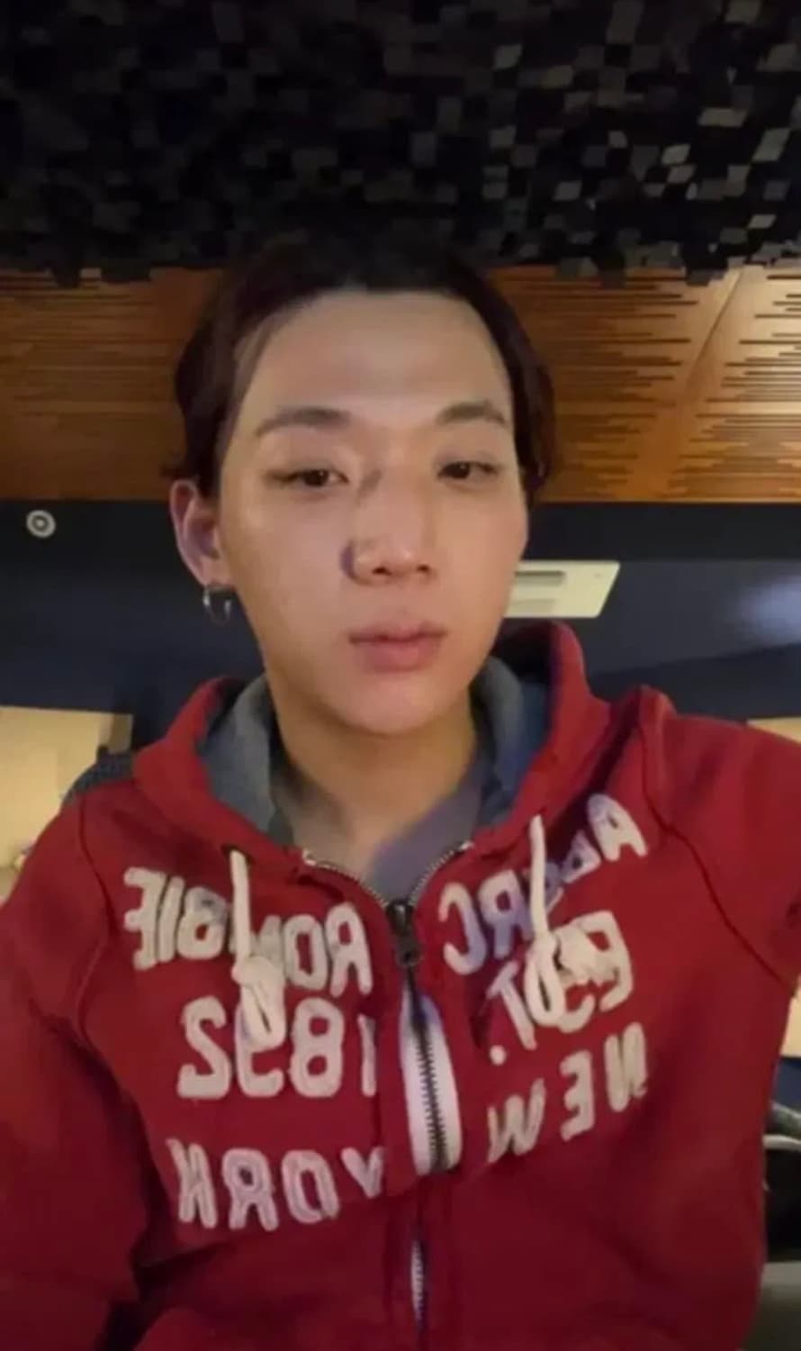 [XL]아베크롬비아담스마운틴 후드집업 레드 양홍원 상품이미지2