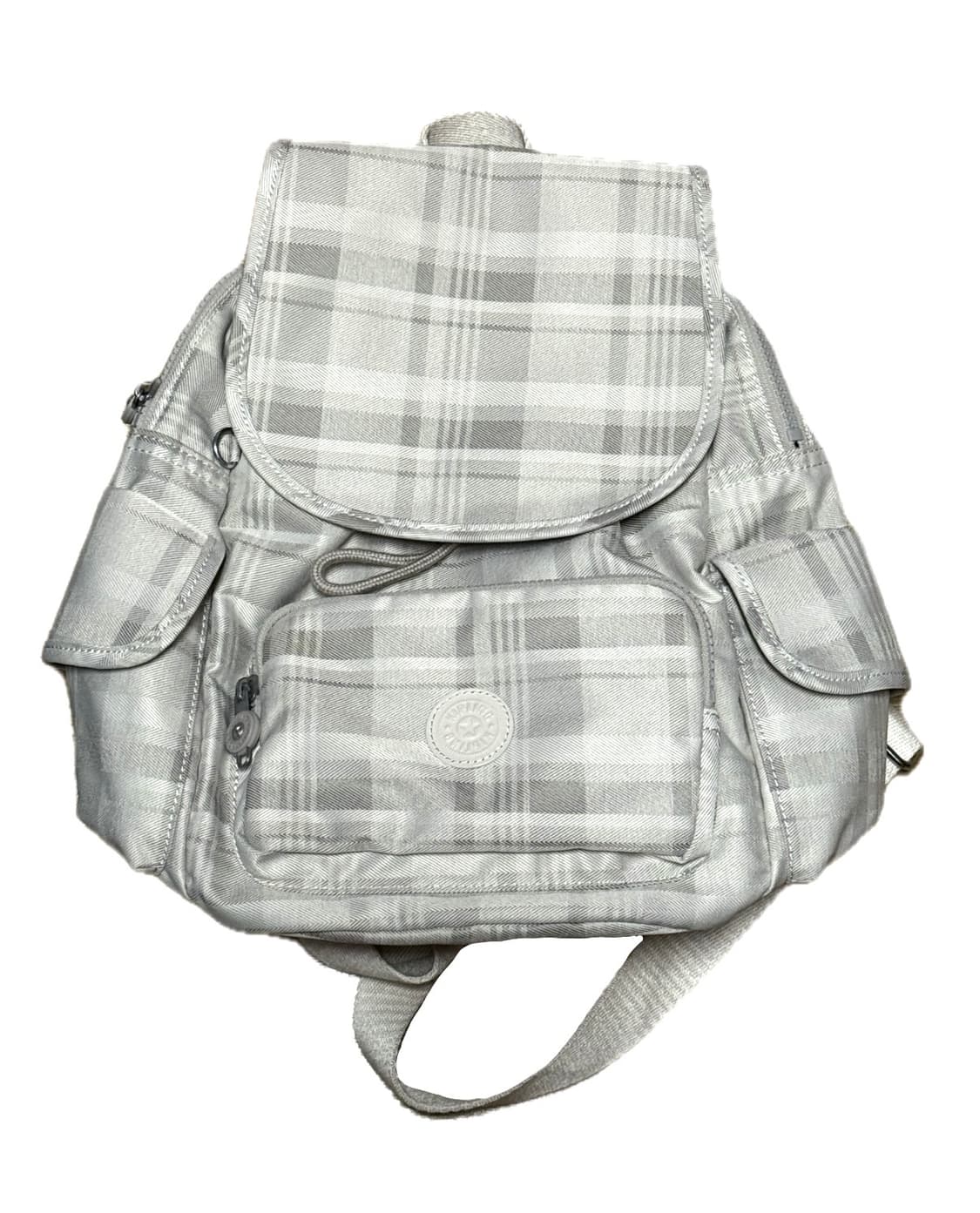 희귀) 키플링 그레이 체크 미니 백팩 상품이미지1