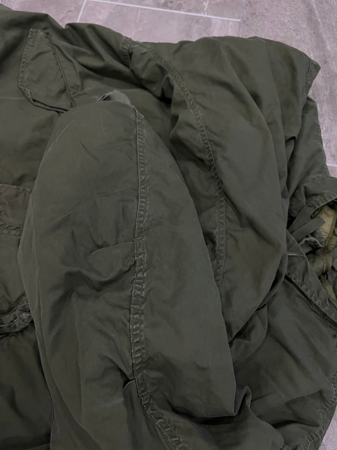 (L) M65 피쉬테일 오리지널 개파카 은지퍼 상품이미지8