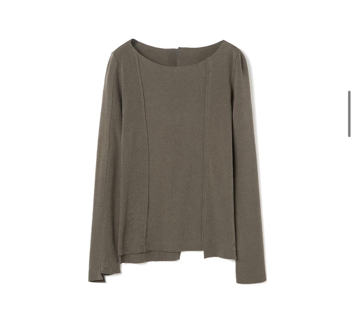 밀로우먼 컷오프 인시전 티셔츠 코코아색상 상품이미지1