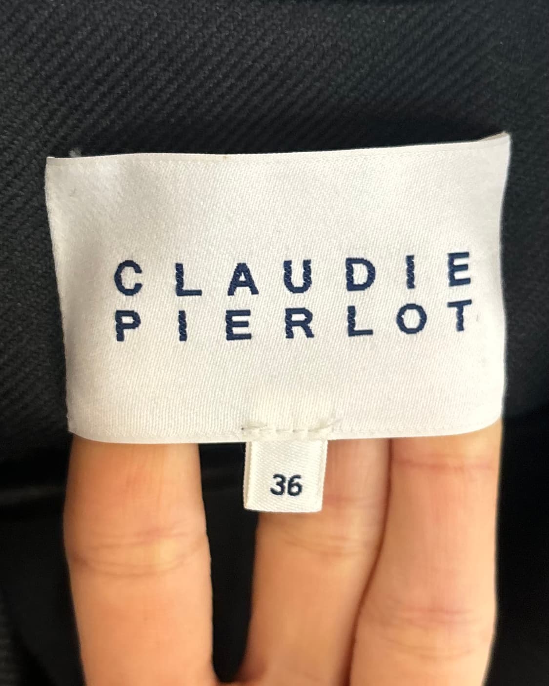 끌로디피에로 블랙 피코트 상품이미지7