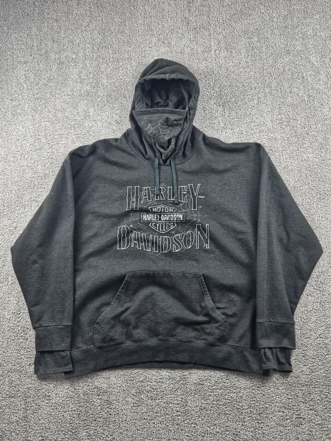 할리데이비슨 스파이더 핸드워머 스웻 후드티셔츠 (2XL) / 9302 상품이미지2