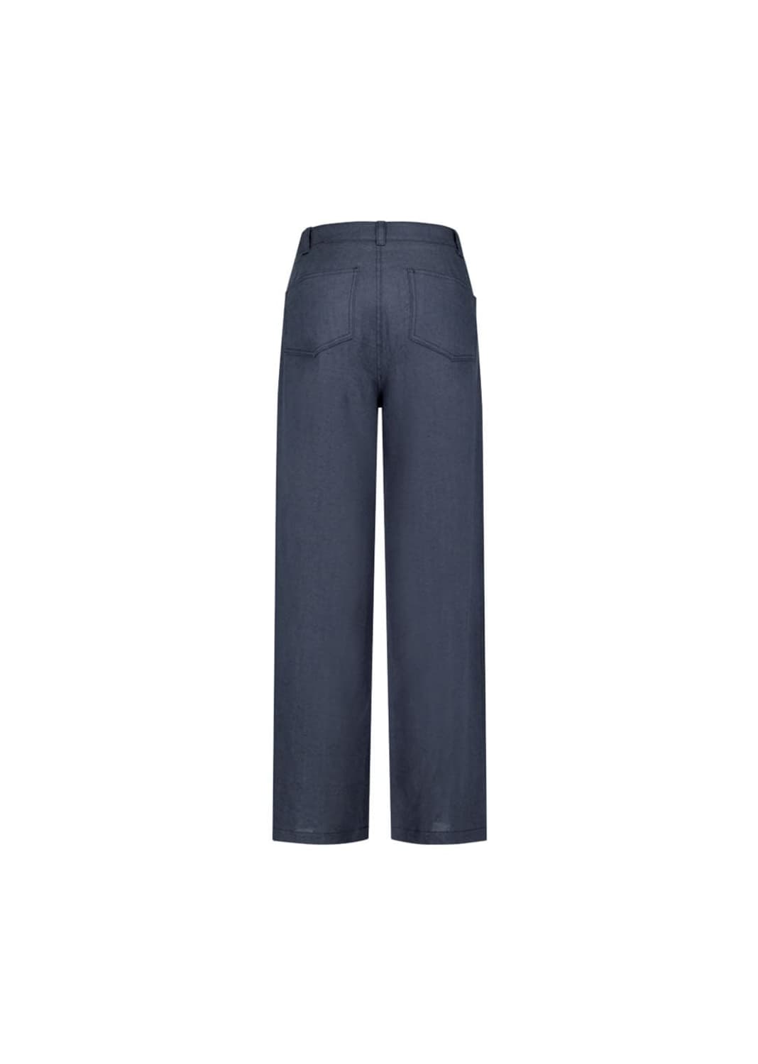 아모멘토 린넨 스트레이트 팬츠 블루 L 상품이미지2