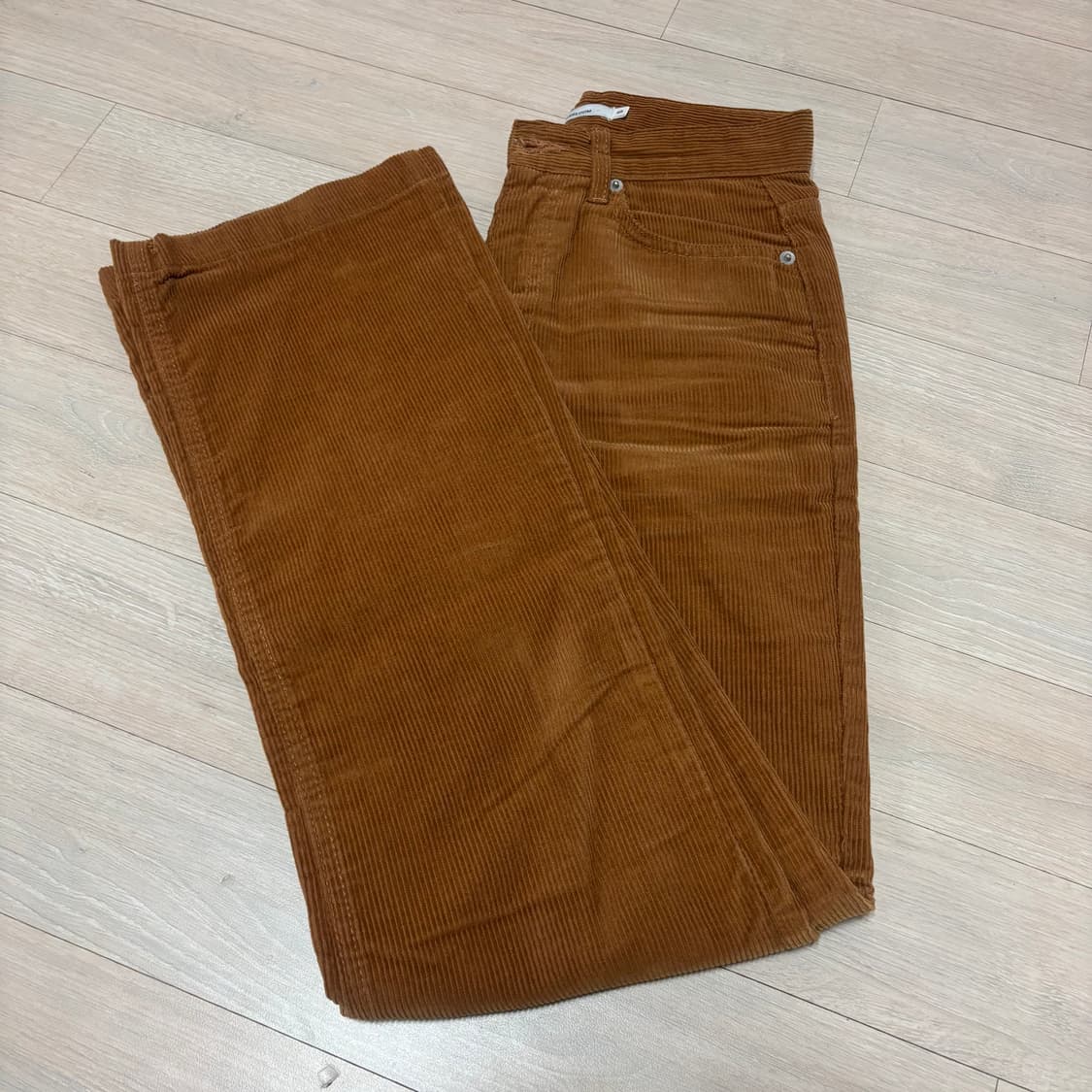 위드블룸 코듀로이 팬츠 카멜  상품이미지5