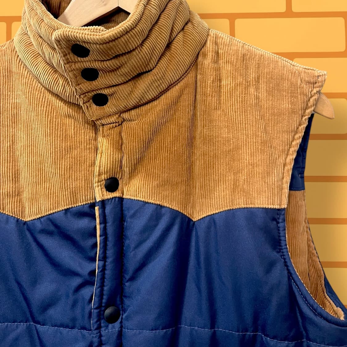 리버시블 코듀로이 패딩 베스트 (M) 상품이미지6