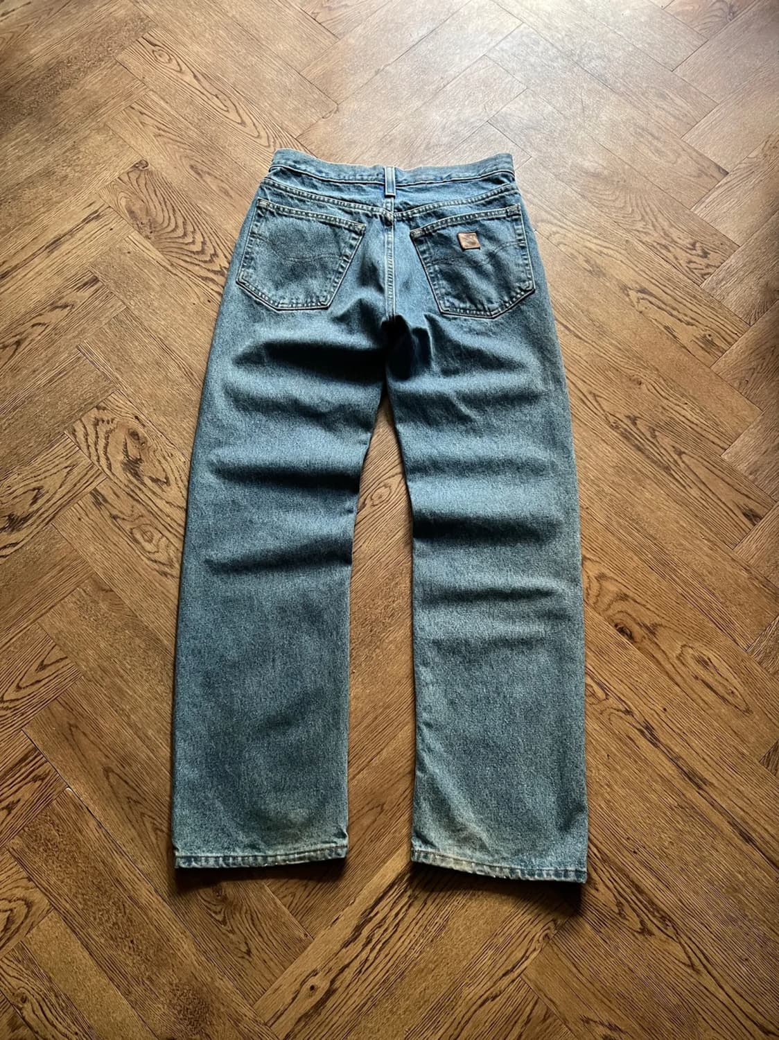 [31]칼하트 USA 미디엄블루 워크 데님 팬츠 상품이미지1