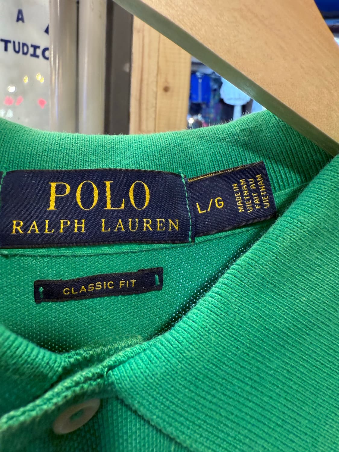 폴로 랄프로렌 네이비포니 그린 카라티 상품이미지2
