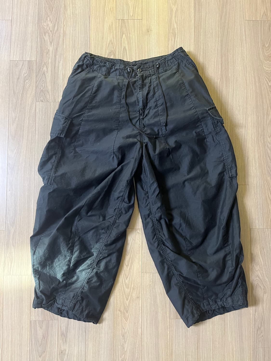 니들스 NS236 BLACK HD BDU 와이드 카고 팬츠 상품이미지2