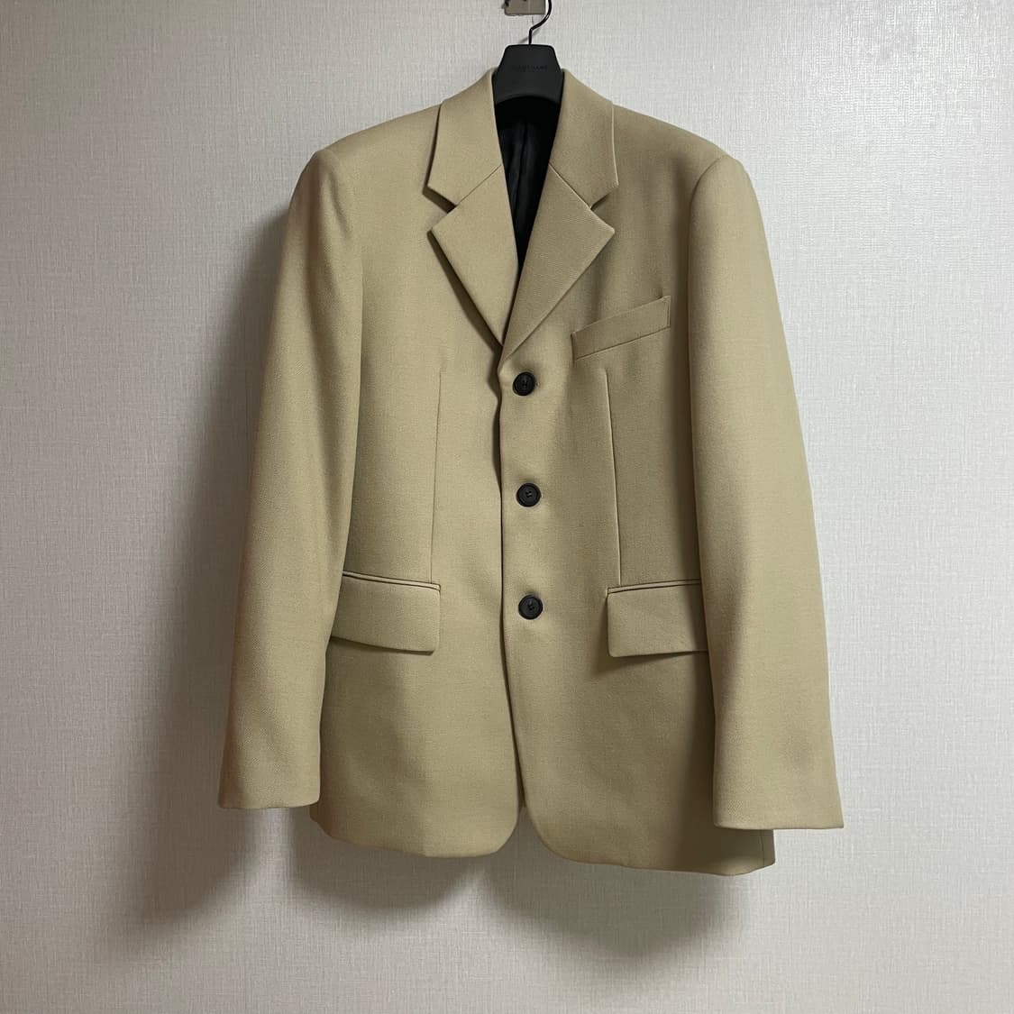 [48]21fw 솔리드옴므 3버튼 오버핏 블레이저 상품이미지1