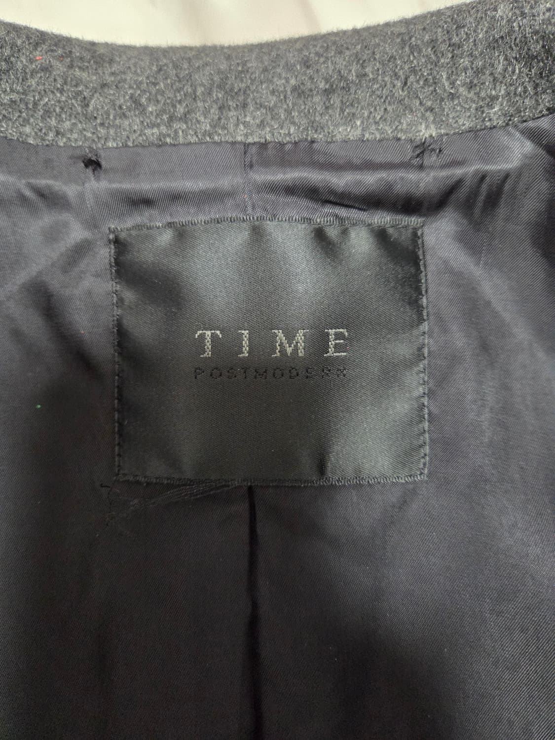 타임옴므 캐시미어 하이넥 하프 코트 상품이미지6