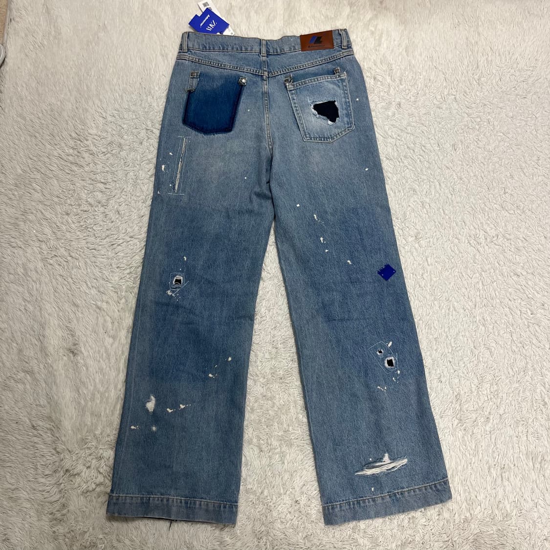 Zara × ADER ERROR patchwork denim pants  상품이미지8