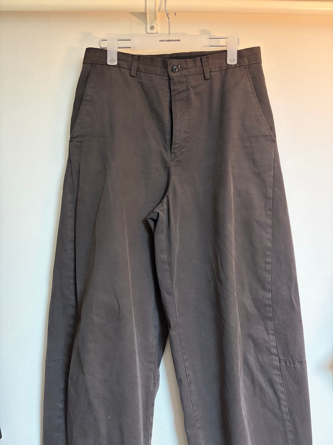 급처) 해칭룸 와이드 커브 트라우저 브라운(3) 상품이미지1