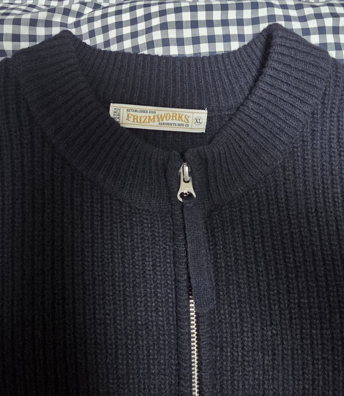 프리즘웍스 울덱 집업 가디건 상품이미지2