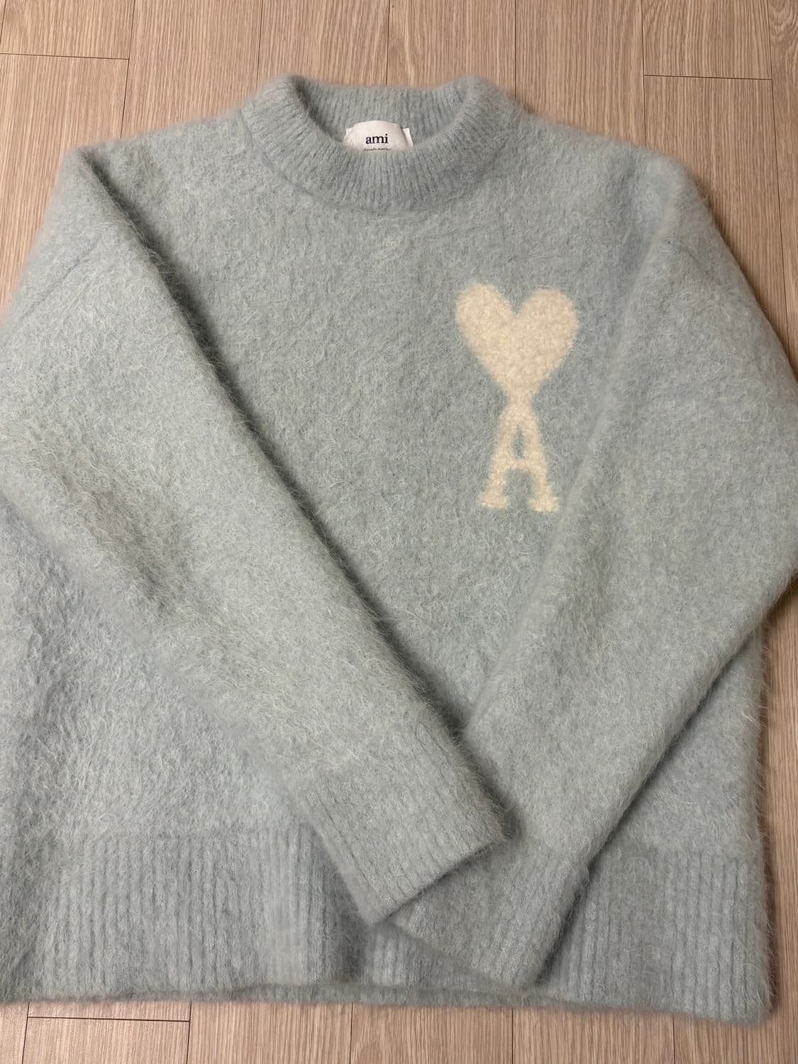 AMI 인타르시아 빅로고 니트 상품이미지2