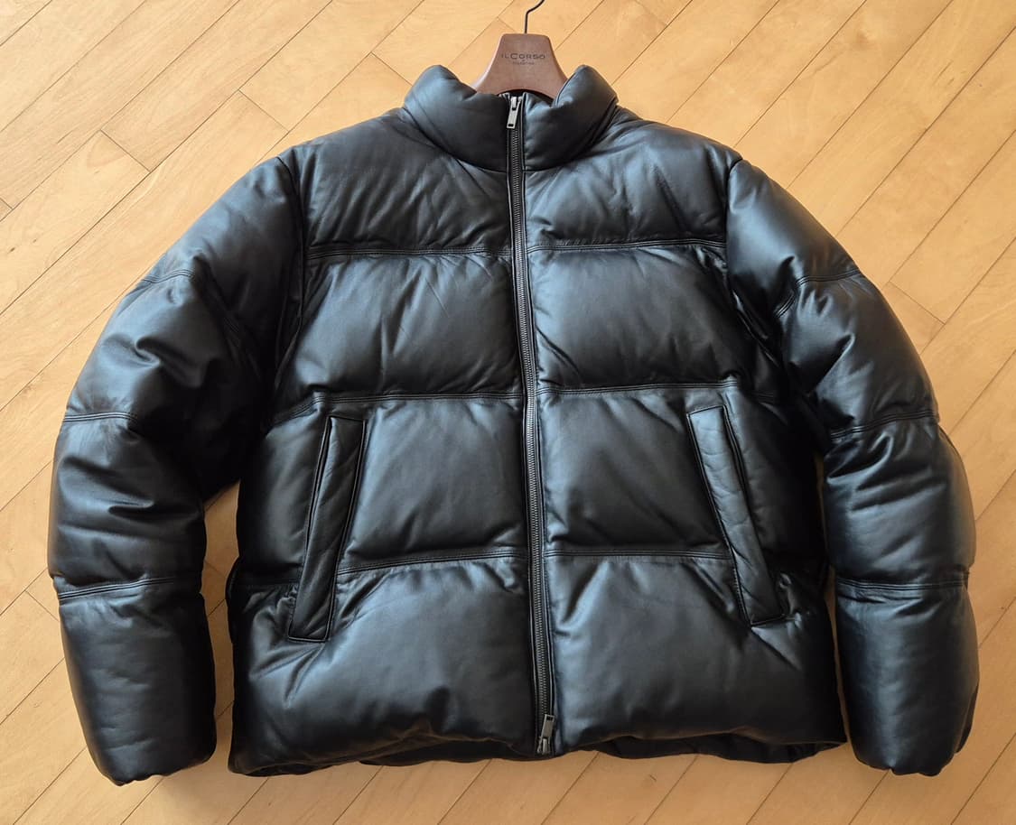 무신사 스탠다드 프리미엄 램스킨 패딩 블랙 XL 상품이미지1