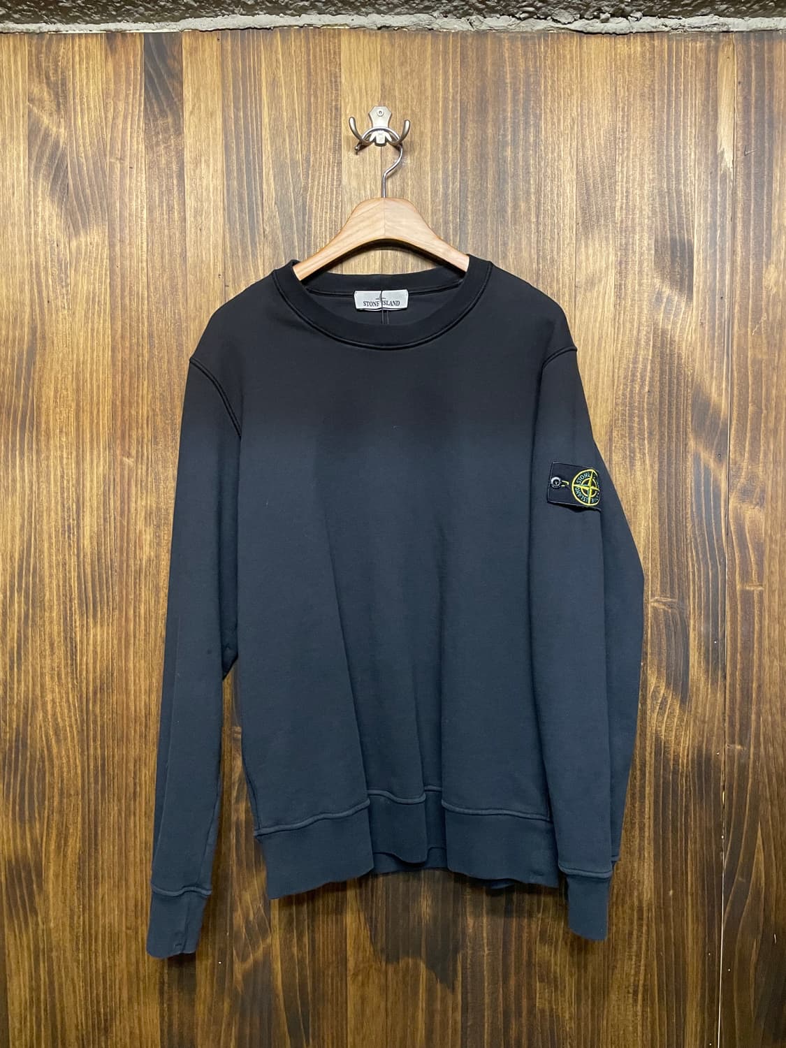 Stone Island Wappen Patch Cotton Sweatsh 상품이미지3