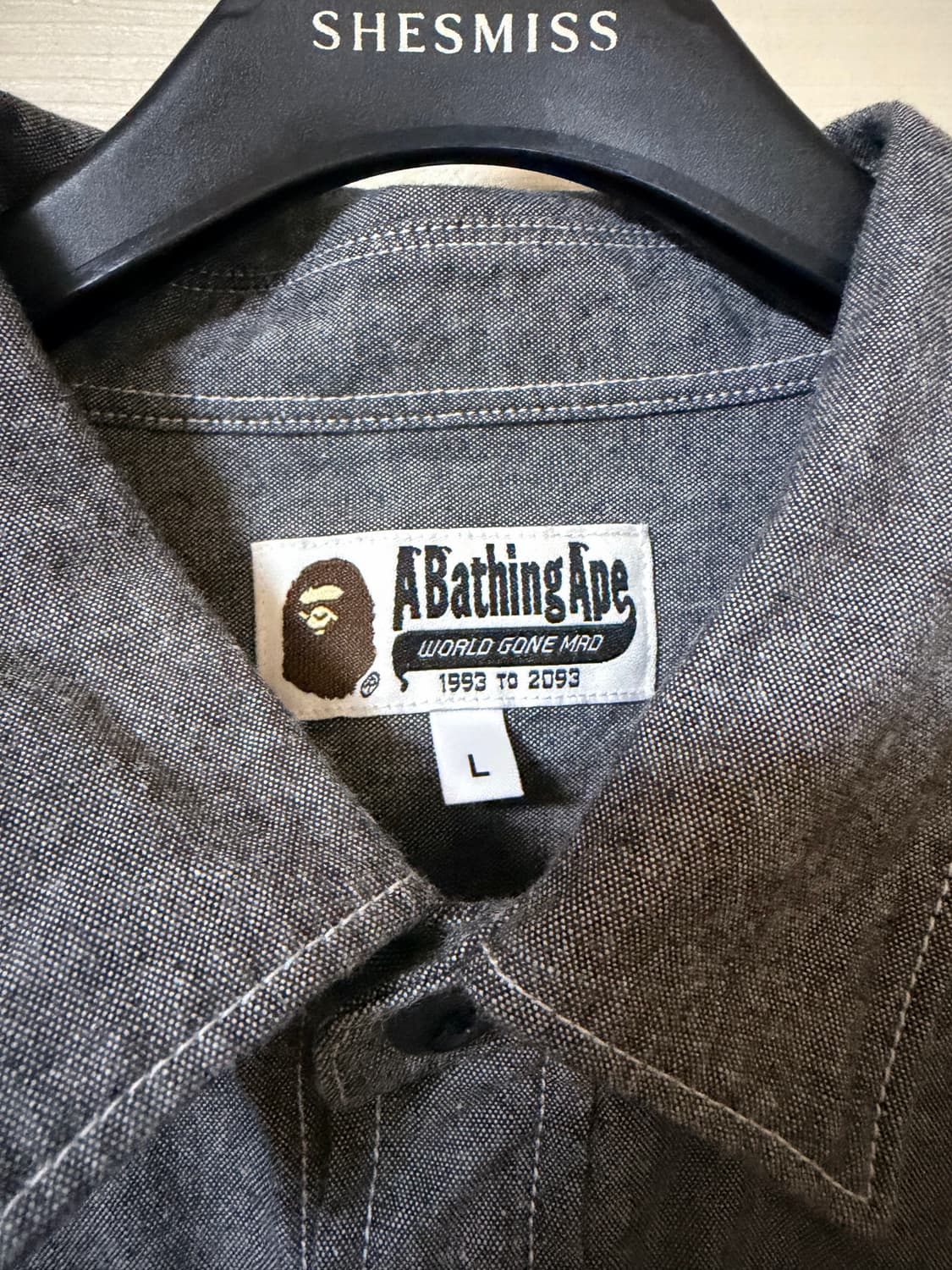 [L] 베이프 워크셔츠 상품이미지2