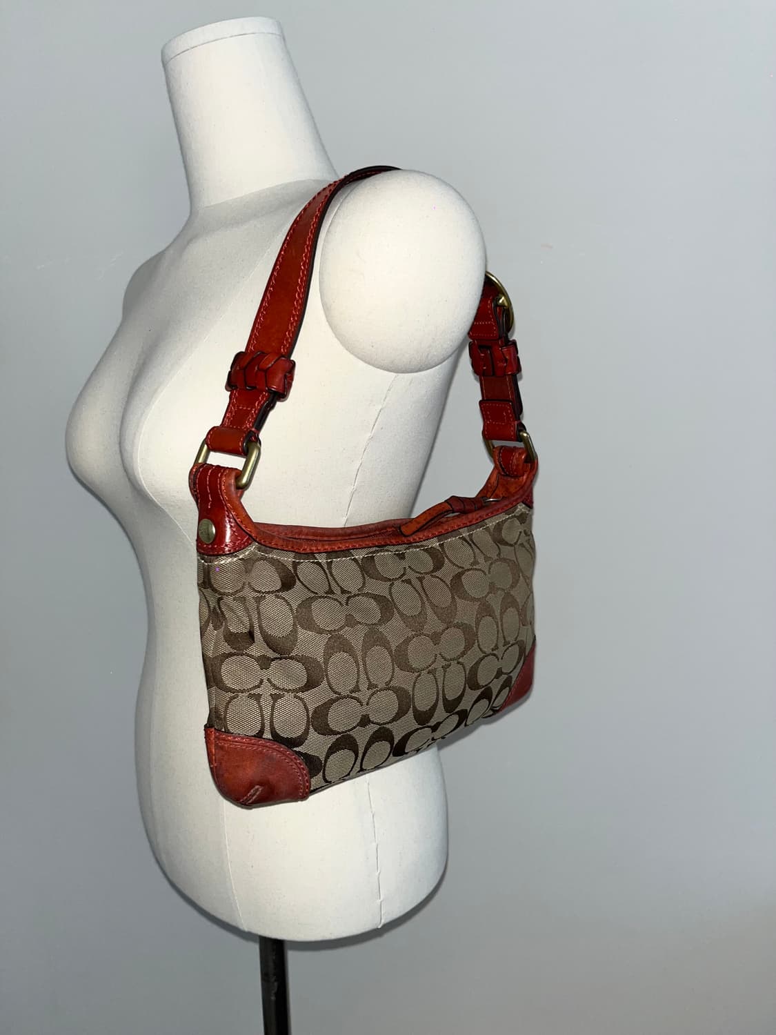 90ss Coach Red Shoulder bag 상품이미지3