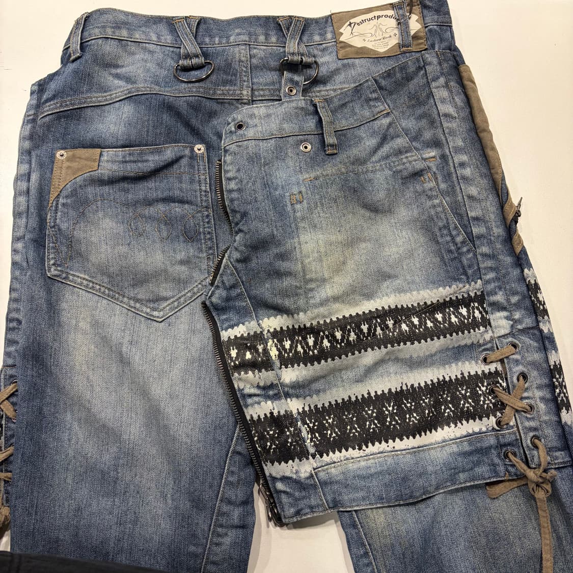 PPFM 재팬 빈티지 디테일 블루 데님 팬츠 C770 상품이미지7