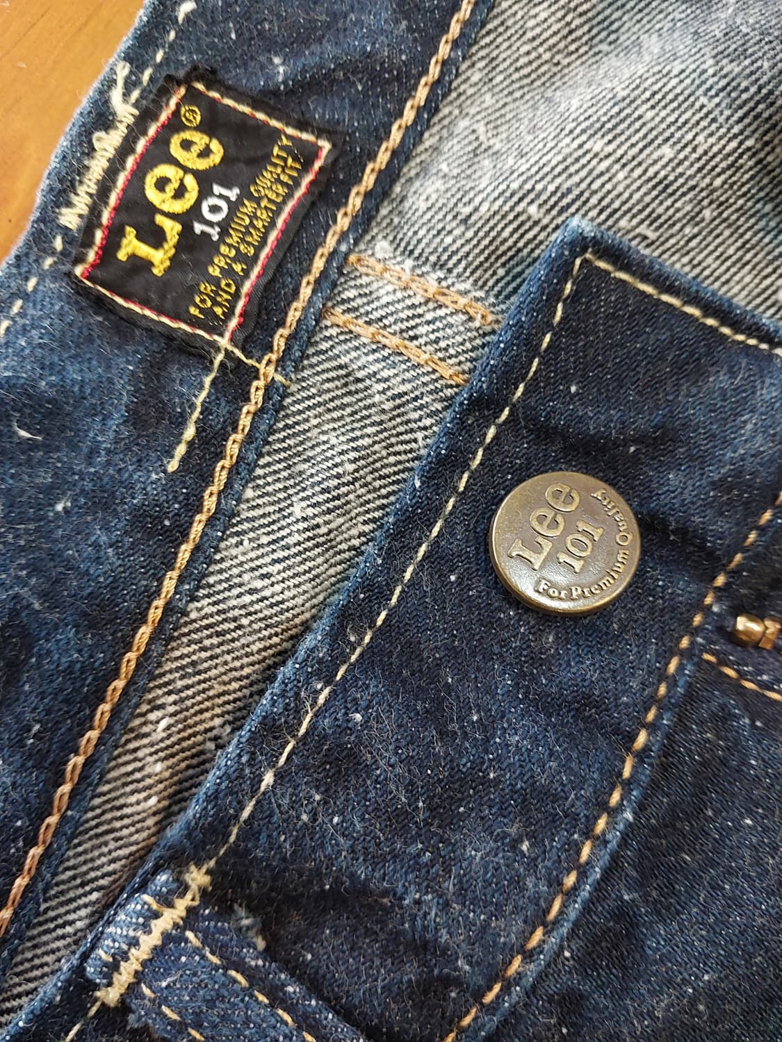 LEE 101 셀비지 데님팬츠 30인치 넵원단 상품이미지4