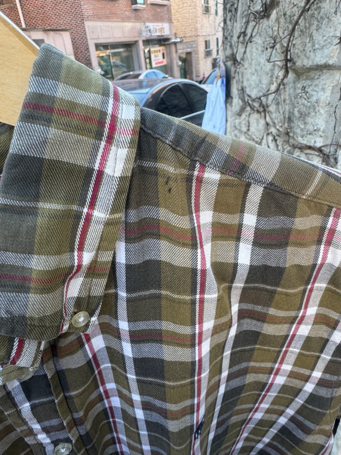 90s rrl 폴로 컨트리 랄프로렌 빈티지 체크 셔츠 m 상품이미지8