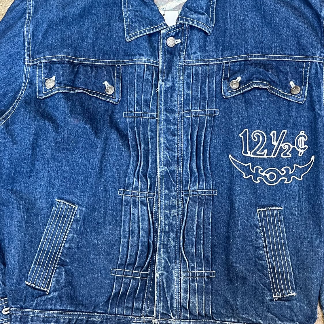 미국 빈티지 프렌치 스타일 디테일 ANECDOTE 데님 자켓 청자켓 상품이미지4