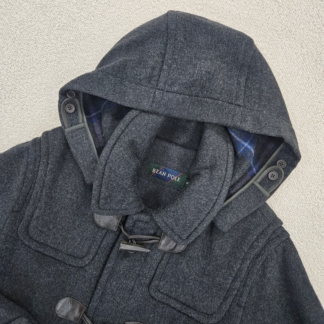 [95] 빈폴 울 후드 더블 떡볶이 코트 1204JM1 상품이미지2