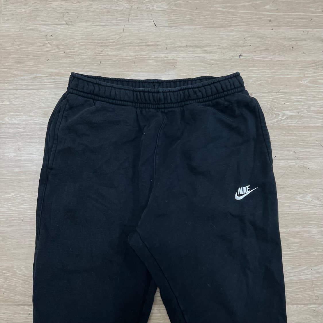 나이키 스우시 로고 기모 트레이닝 스웻 조거팬츠 [블랙] XL 상품이미지2