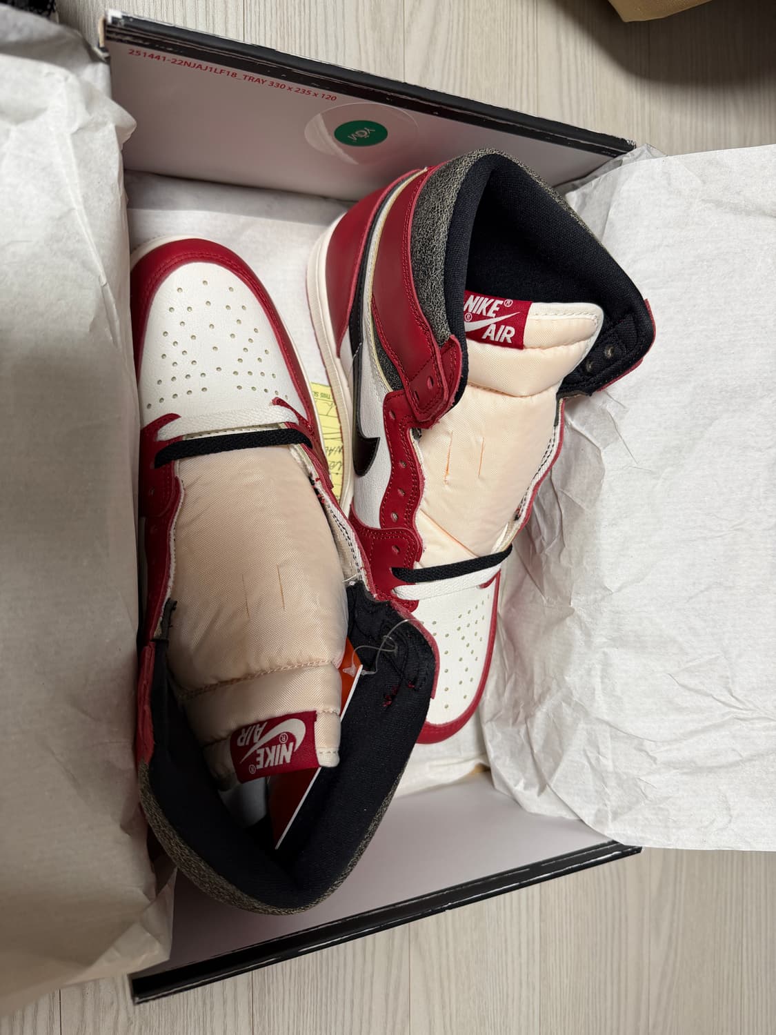 나이키 조던1 시카고 2022 판매 상품이미지1