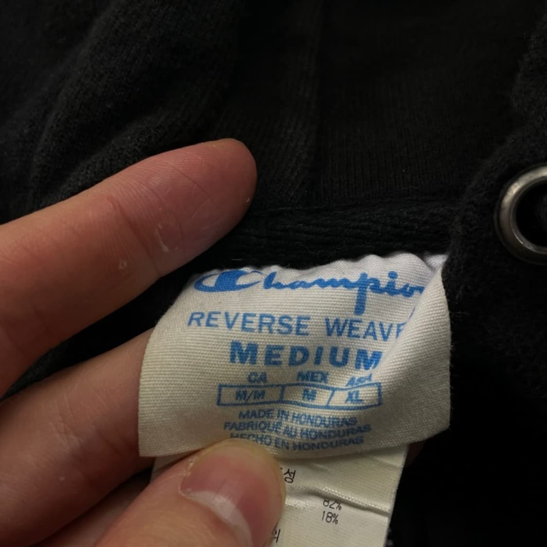 100 챔피언 리버스위브 후드집업 상품이미지3