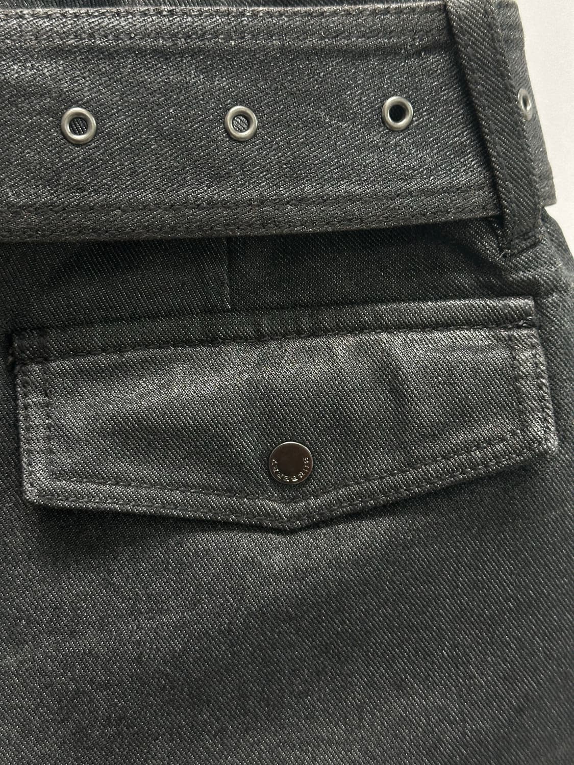 버버리 블루라벨 데님 핀턱 플리츠 스커트 상품이미지6