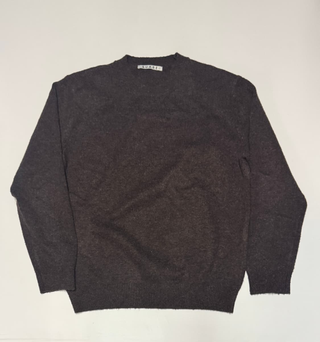 수아레 SUARE 쉘 라운드 니트 M ~ L 브라운 상품이미지1