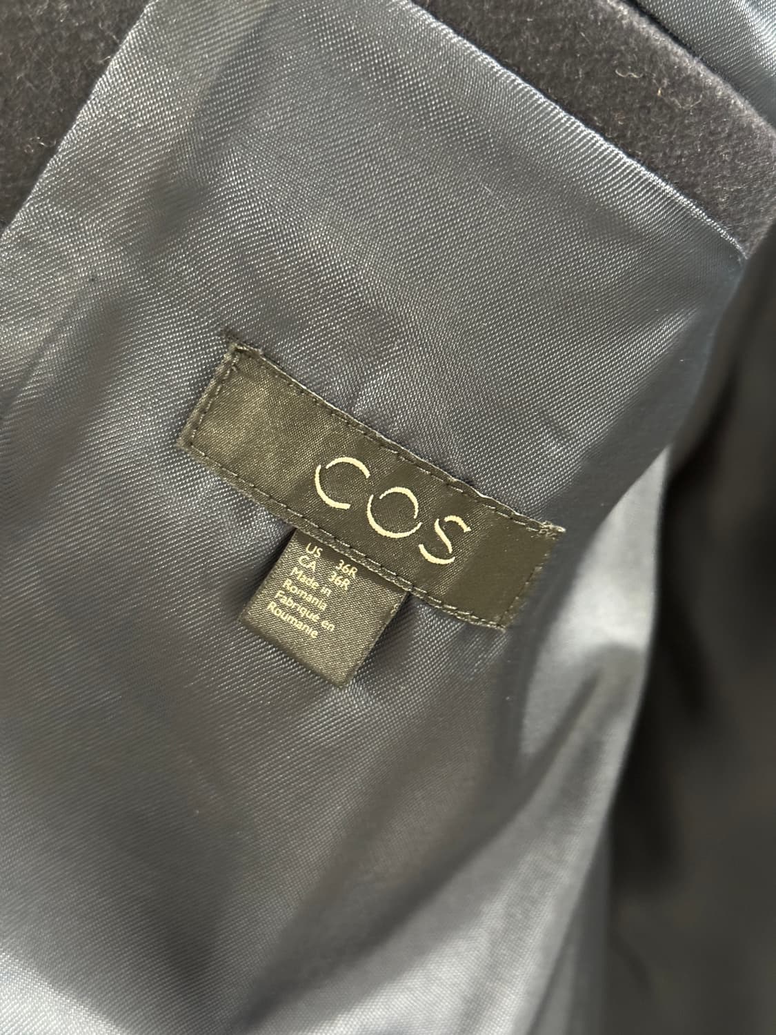 COS 코스 테일러드 코트 36r 상품이미지4