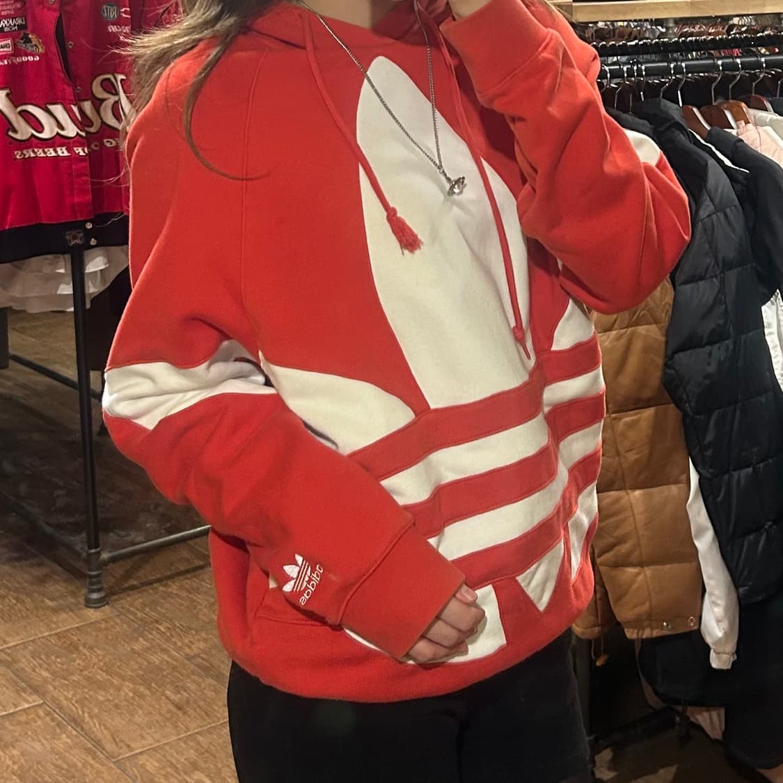 [HI] 아디다스 후드티 레드 상품이미지3