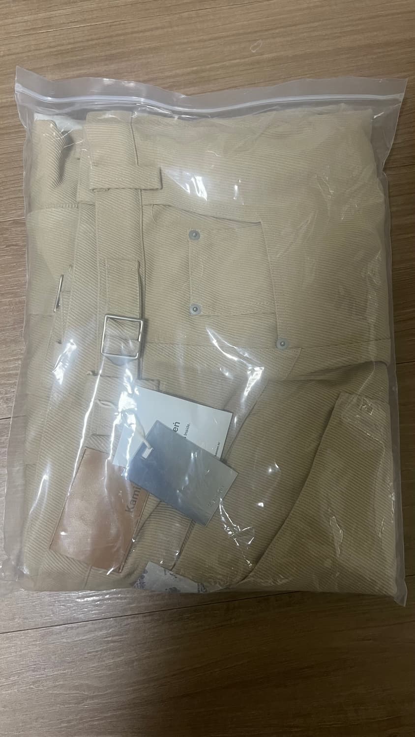 [3] 카미엔 타이탄 배기팬츠 베이지 상품이미지1