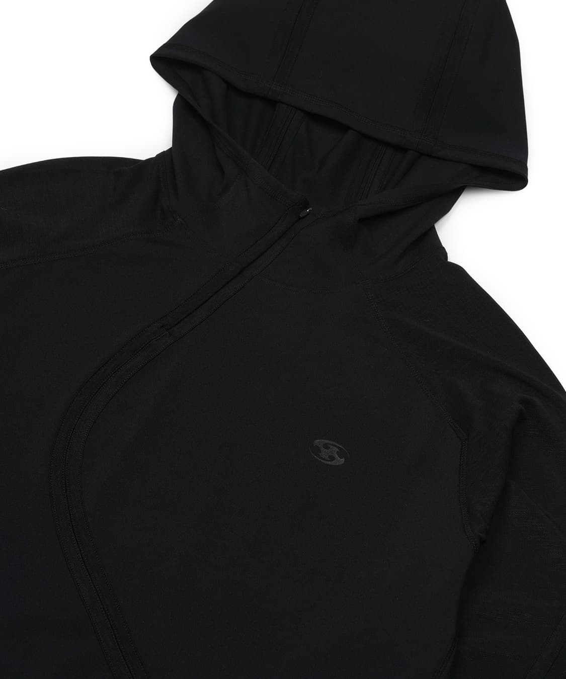 산산기어 26ss wave hood long sleeve 블랙 상품이미지3