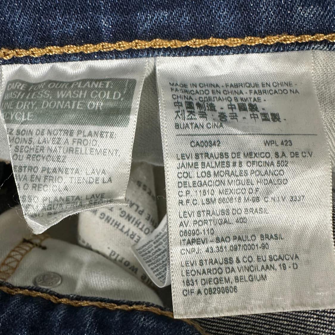 리바이스 511 데님 상품이미지4