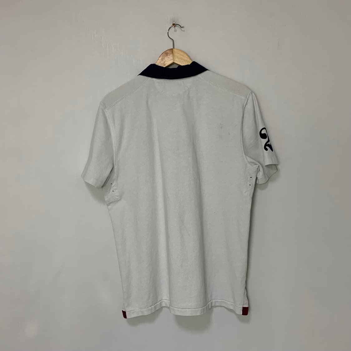 폴로랄프로렌 빅포니 피케 럭비 폴로티 반팔 배색 카라티셔츠 남성 L 상품이미지8