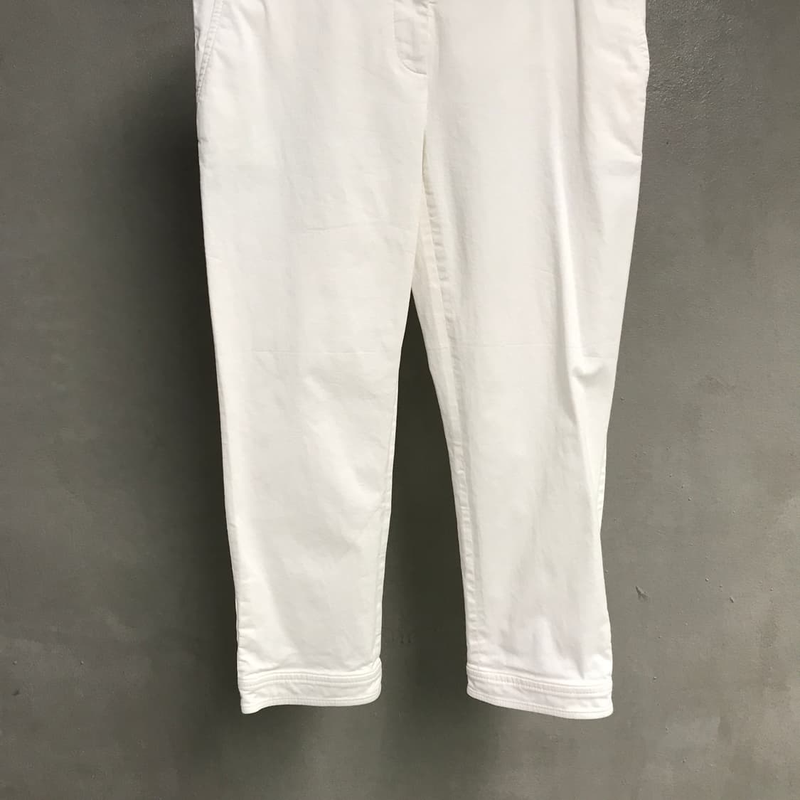 프라다 코튼 팬츠 화이트 42(W) 상품이미지3