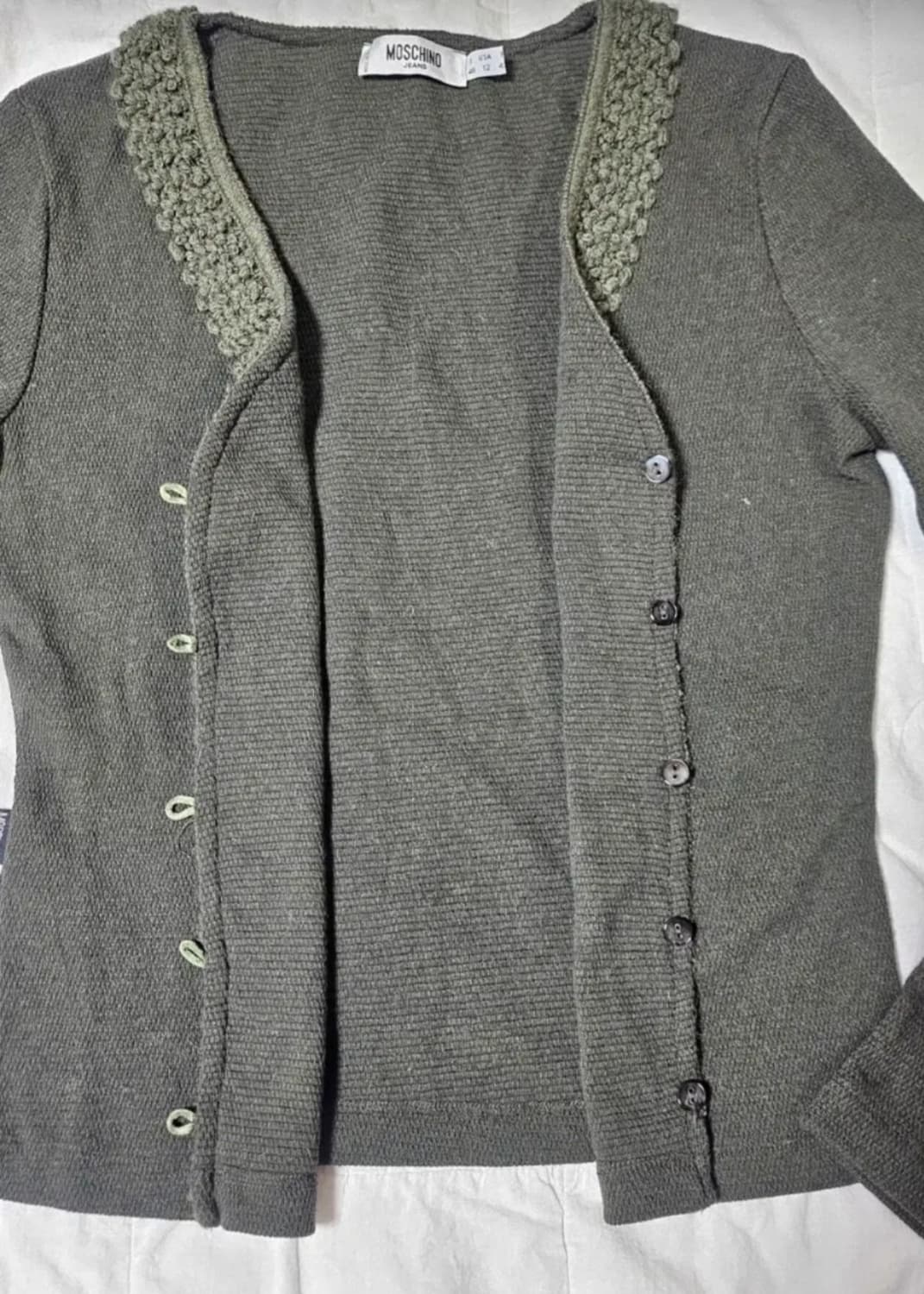모스키노 진스 가디건(MADE IN ITALY) 상품이미지5